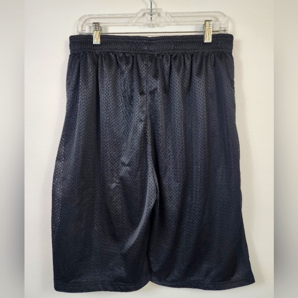 Hill Men's Black Athletic Basketball Jersey Shorts, sz XL - Picture 3 of 10